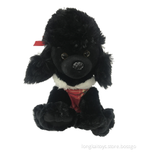Plush Poodle Black Toy